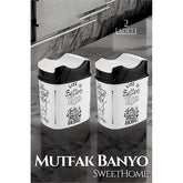 Takaz Global SweetHome Çöp Kovası 2 li SET